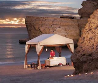 Oman's dramatic architecture and mountains