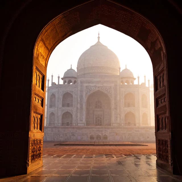 The Taj Mahal in India