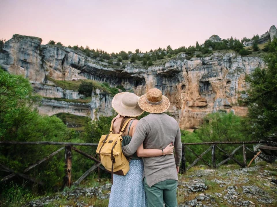 A couple on holiday